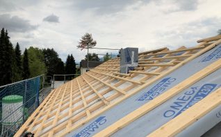 Dachstuhl Freilassing Pommernstraße Neubau